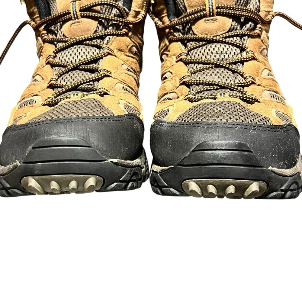 Merrell Men's Moab 2 Mid Hiking Boots Mens‎ 14 Brown Earth Vibram Sole READ